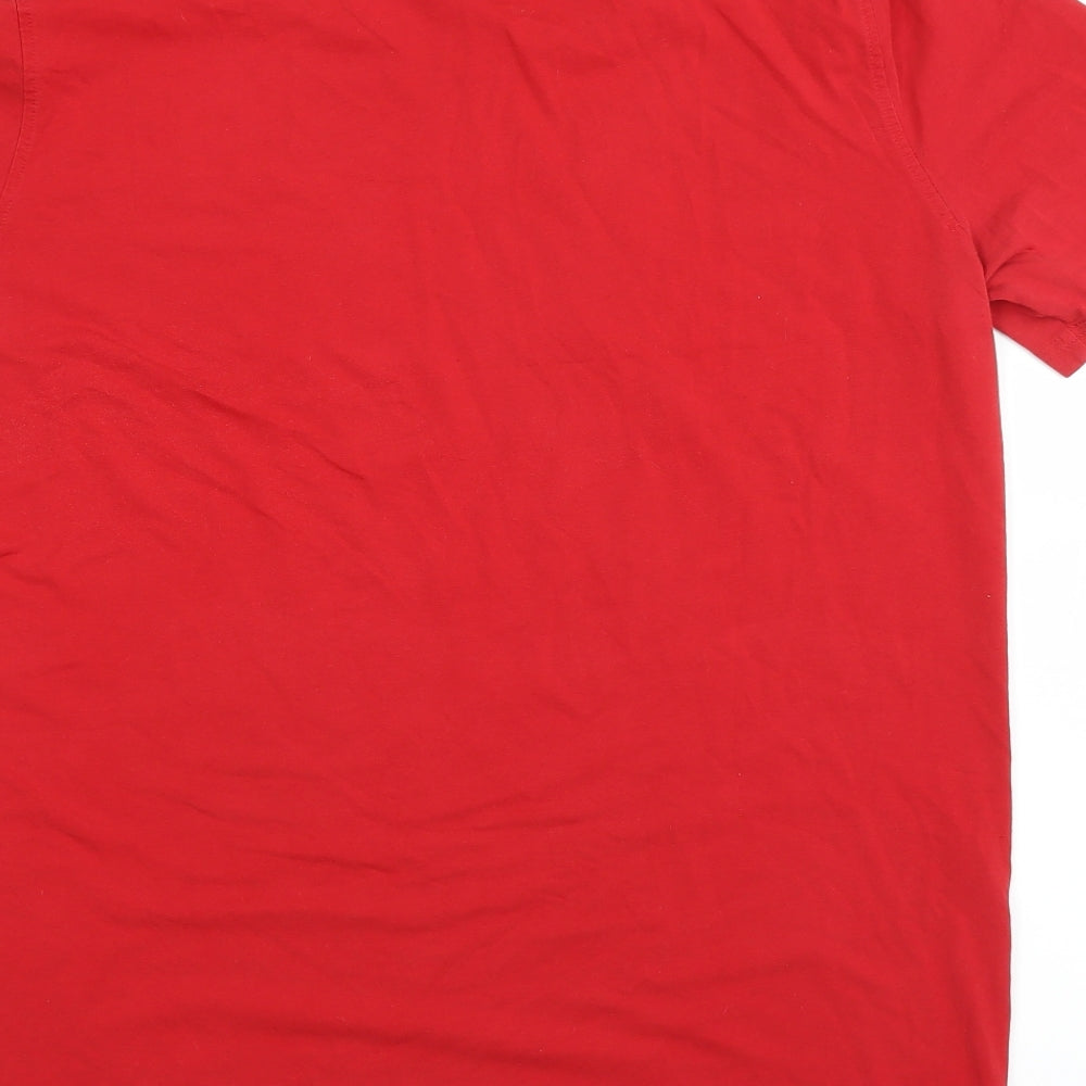 Under armour Mens Red    T-Shirt Size M