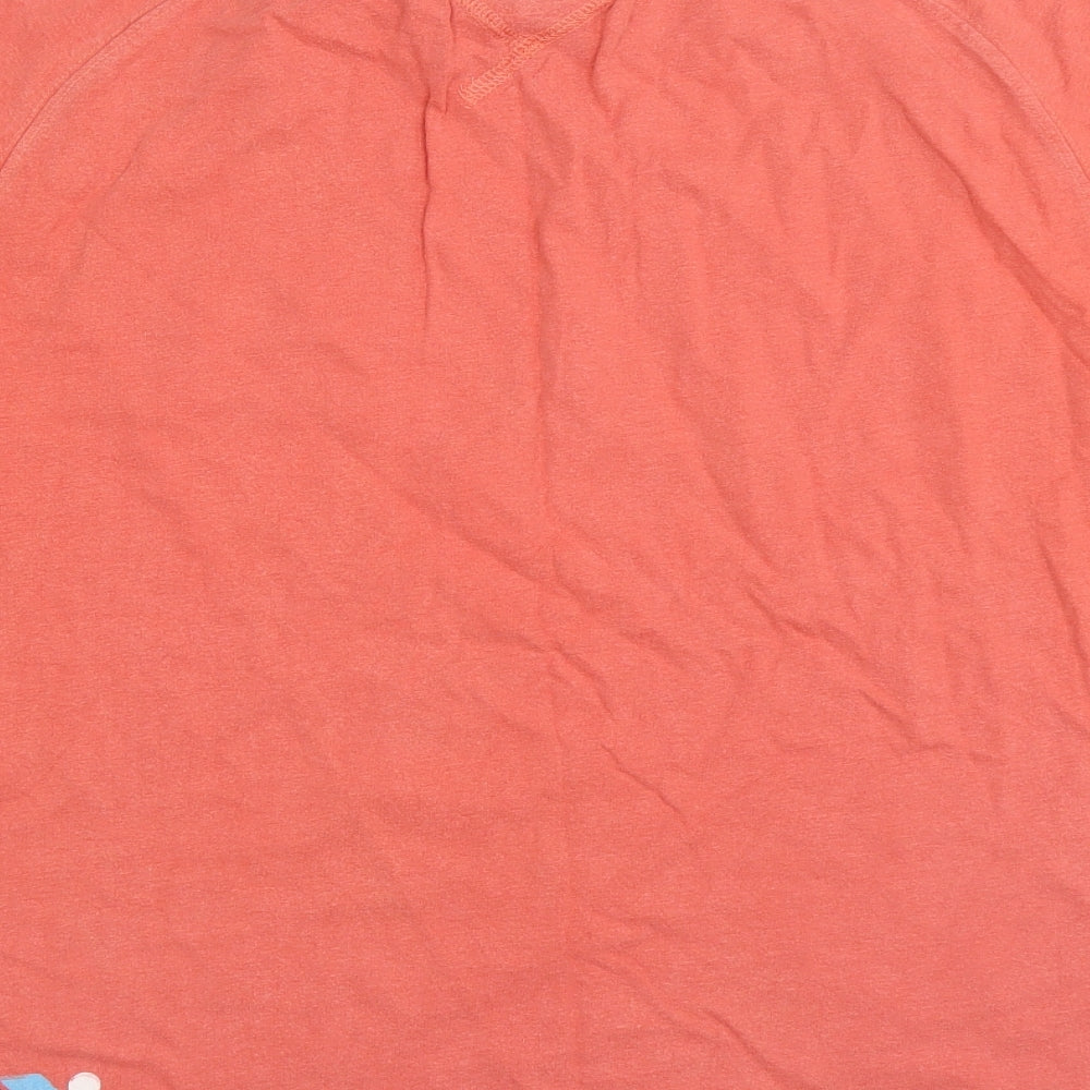 Fat Face Mens Orange    T-Shirt Size L