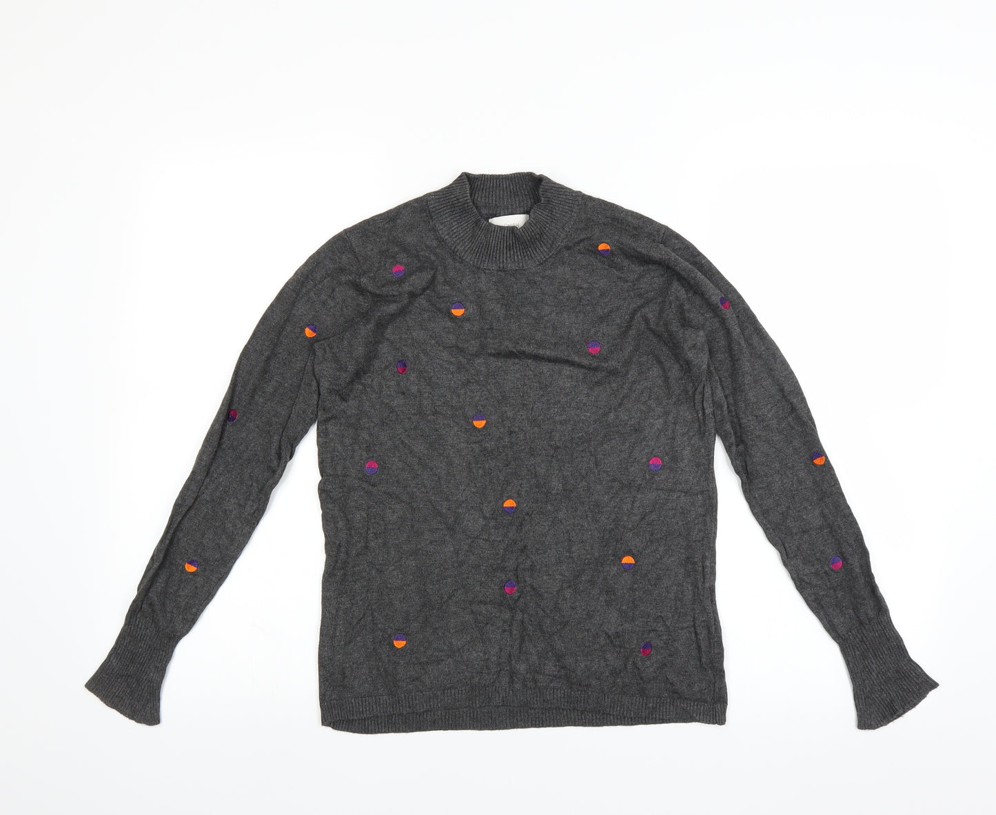 Numph Womens Grey   Pullover Jumper Size S