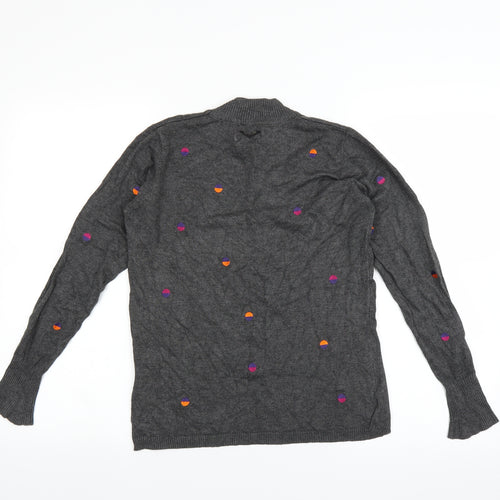 Numph Womens Grey   Pullover Jumper Size S
