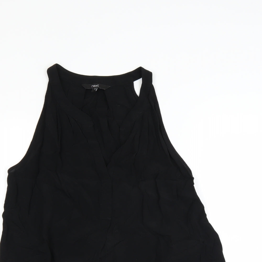 NEXT Womens Black   Basic Blouse Size 10