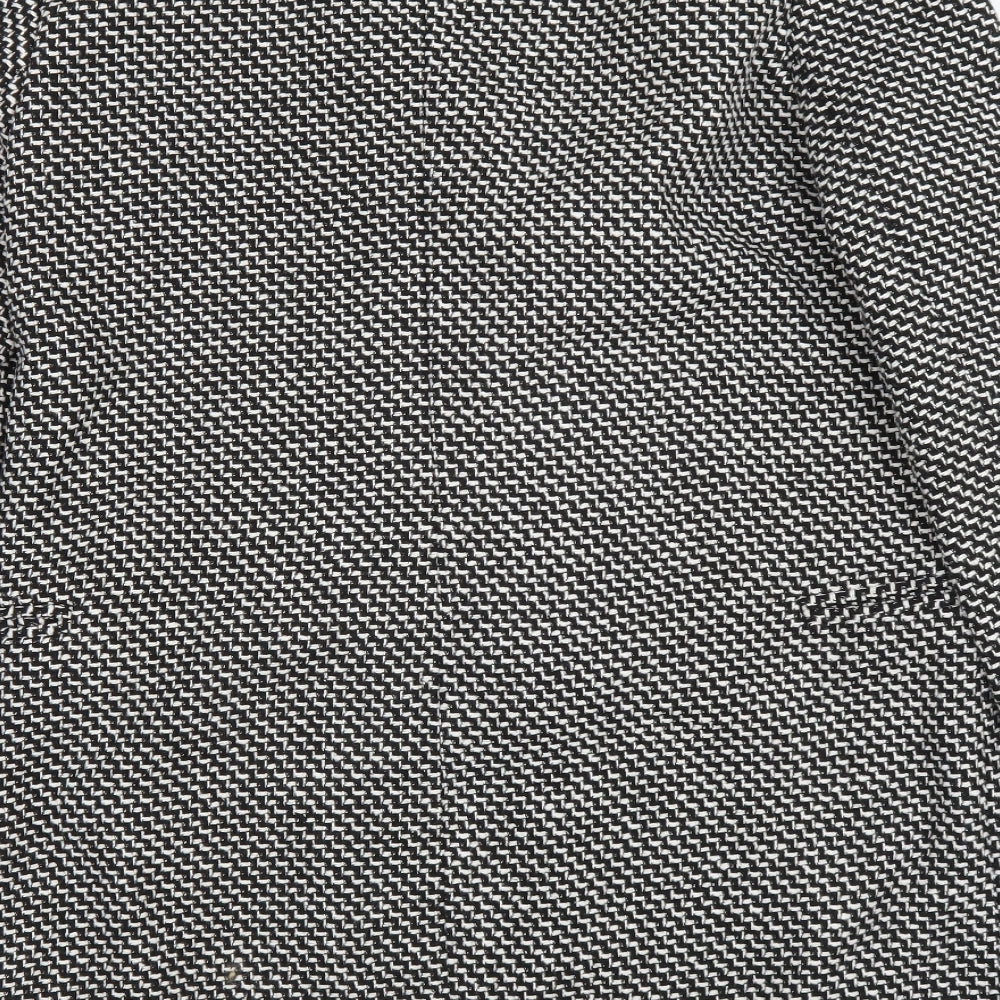 Preworn Womens Black Geometric  Jacket  Size XL