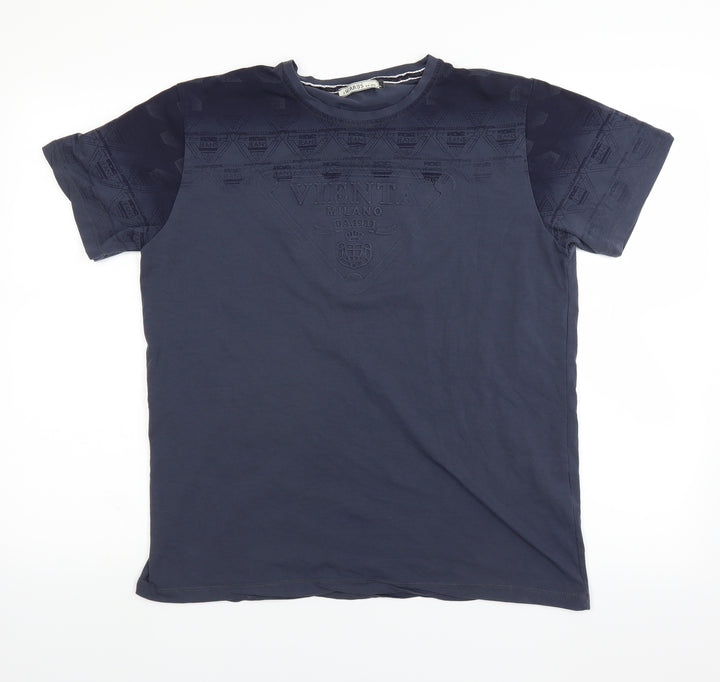 wirrus Mens Blue T-Shirt Size L
