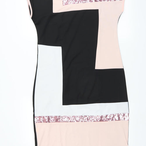 Preworn Womens Black   T-Shirt Dress