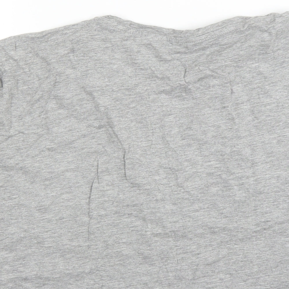 New Look Womens Grey   Cropped T-Shirt Size 12