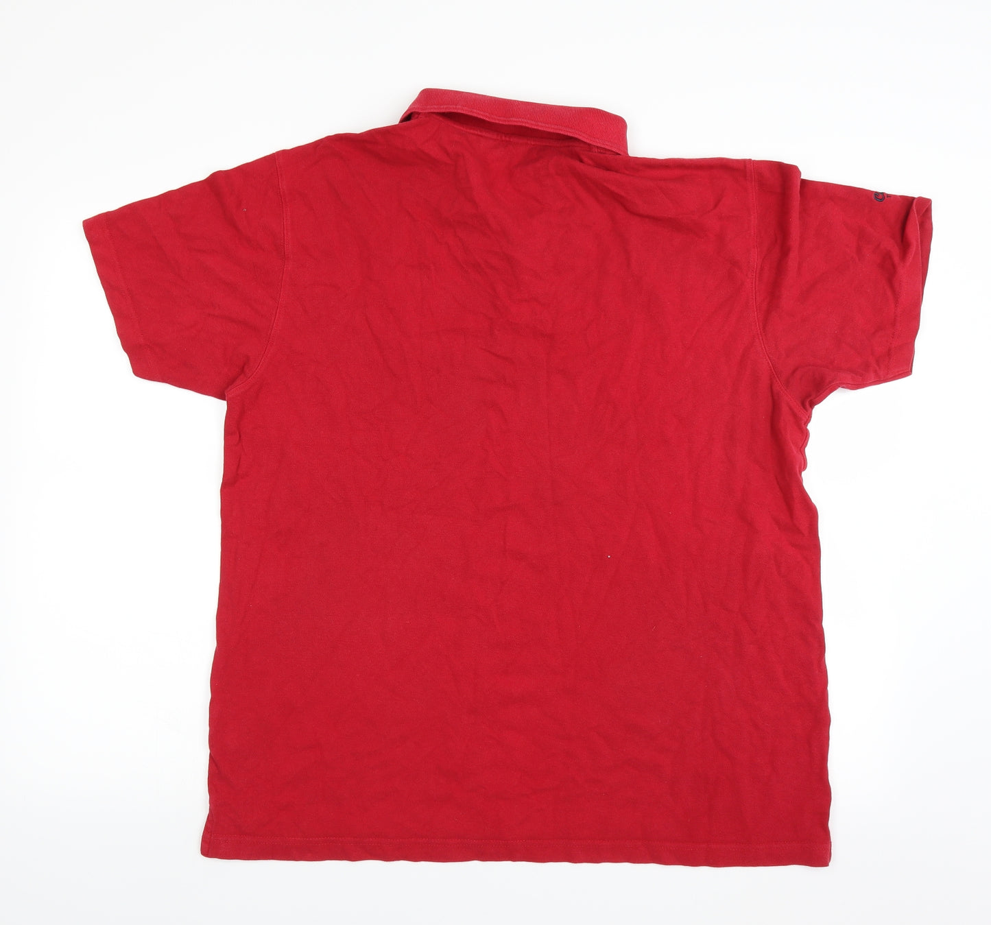 Cotton Traders Mens Red    Polo Size L