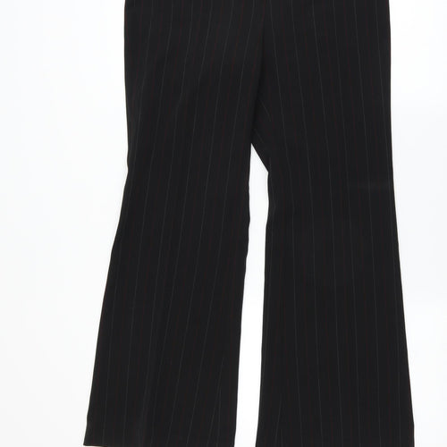 Liquid Womens Black Striped  Trousers  Size 34 in L29 in - Bootcut
