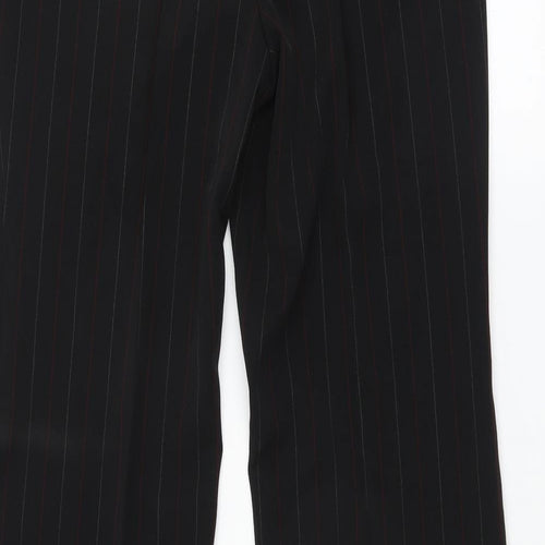 Liquid Womens Black Striped  Trousers  Size 34 in L29 in - Bootcut