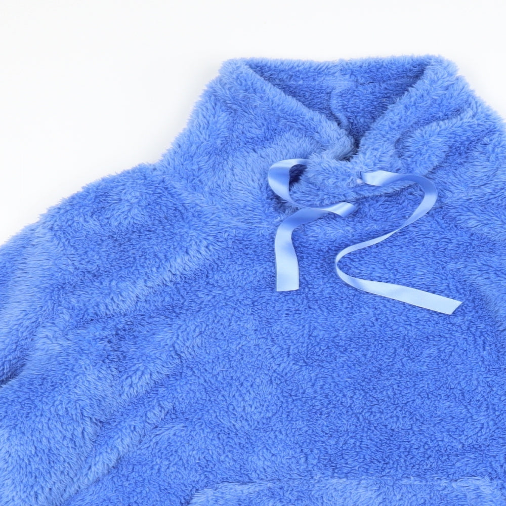 George Womens Blue Solid  Top Pyjama Top Size 20  - FLUFFY