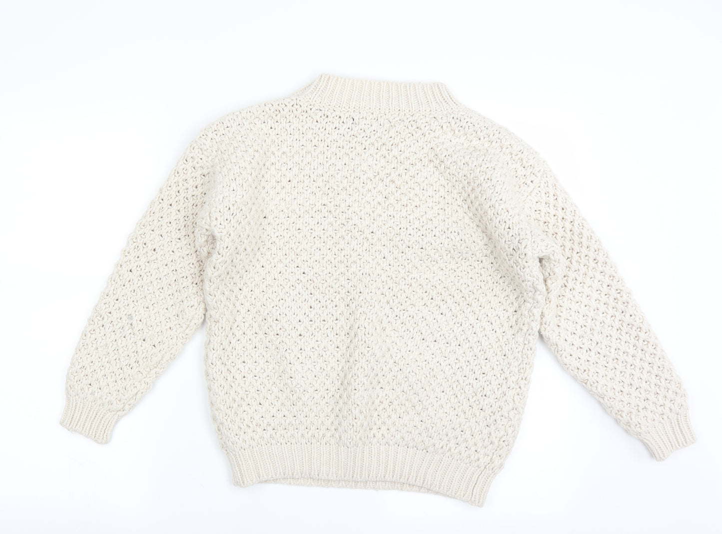 Primark Womens Ivory   Pullover Jumper Size 10  - Chunky Knit