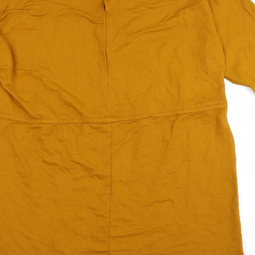 Primark Womens Gold   Sheath  Size 20