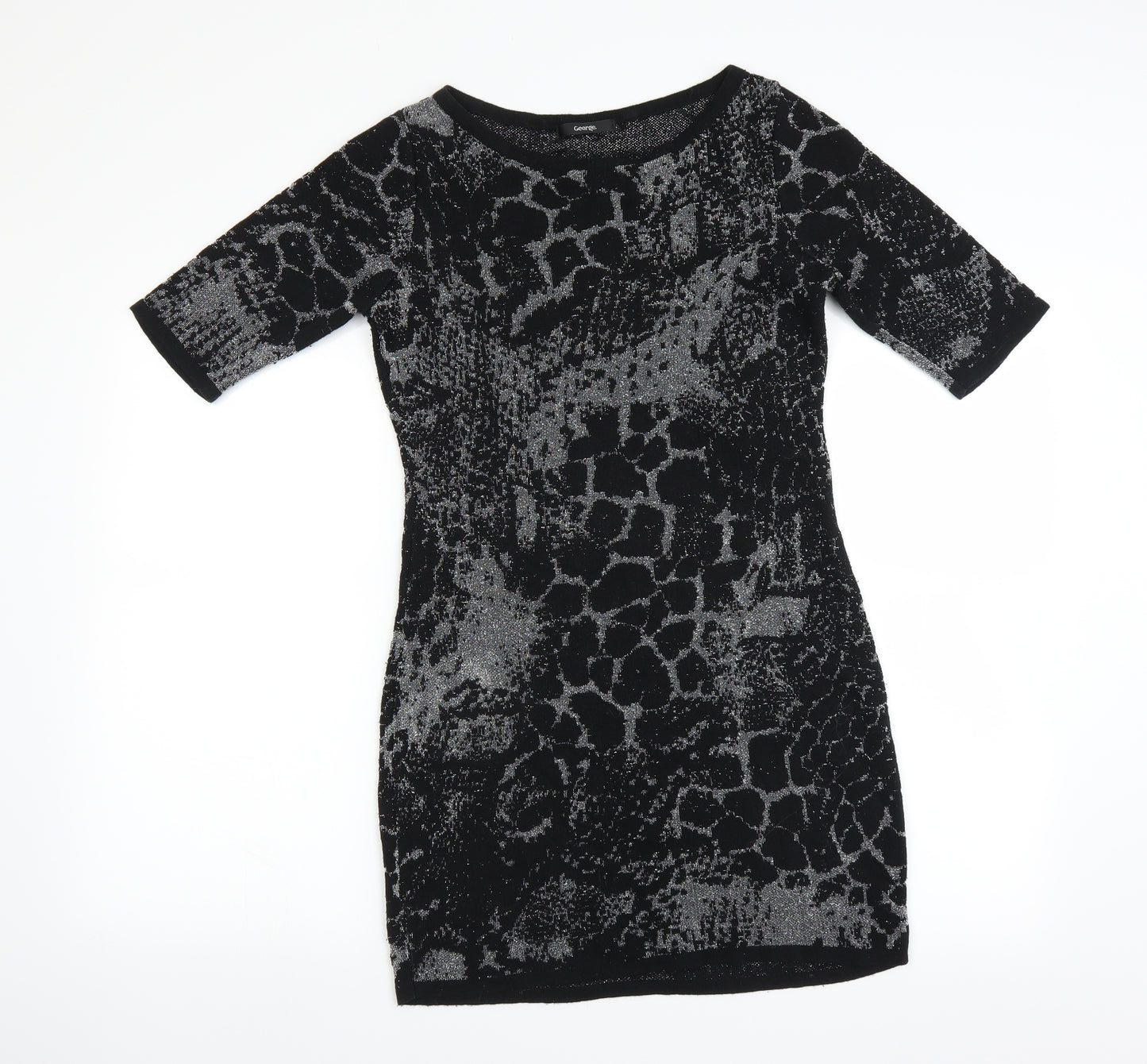 George Womens Black   Jumper Dress  Size 8