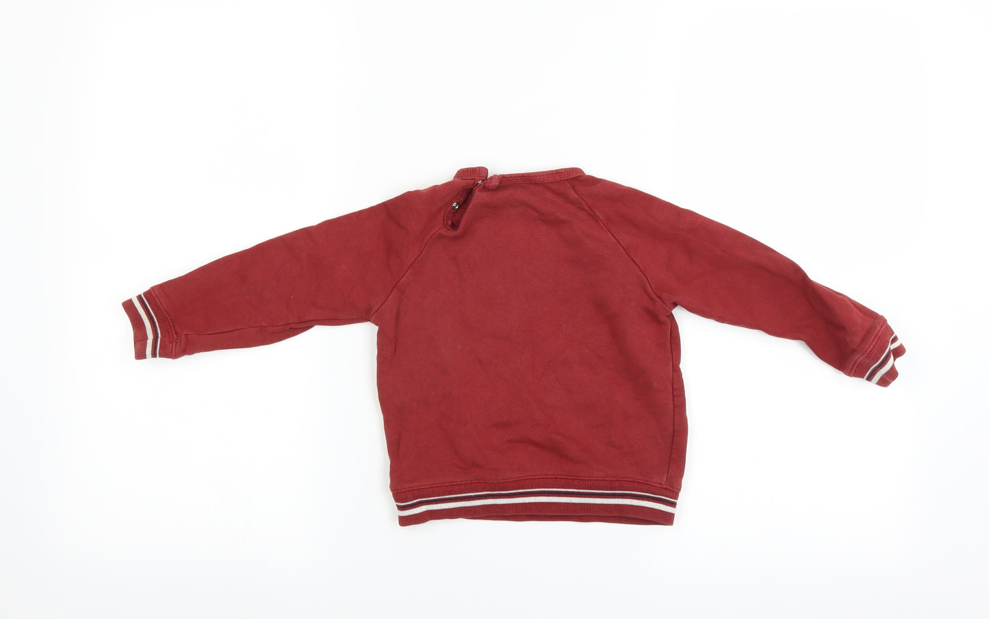 Zara Boys Red   Pullover Sweatshirt Size 2-3 Years