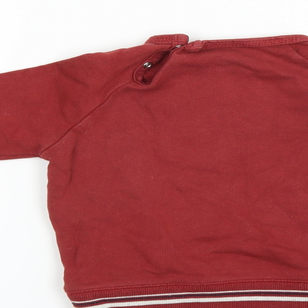 Zara Boys Red   Pullover Sweatshirt Size 2-3 Years