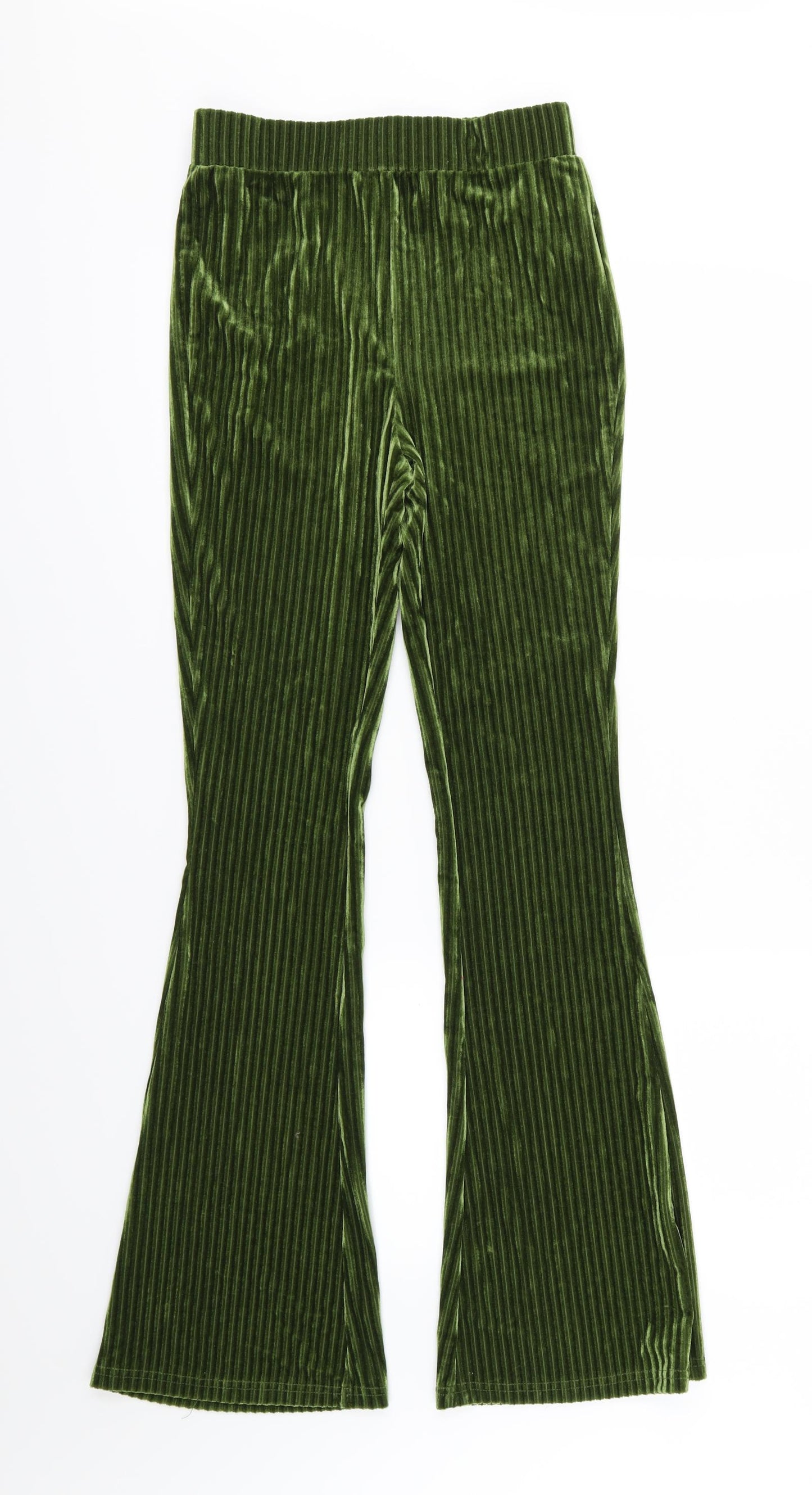 SheIn Womens Green  Corduroy Trousers  Size S L32 in