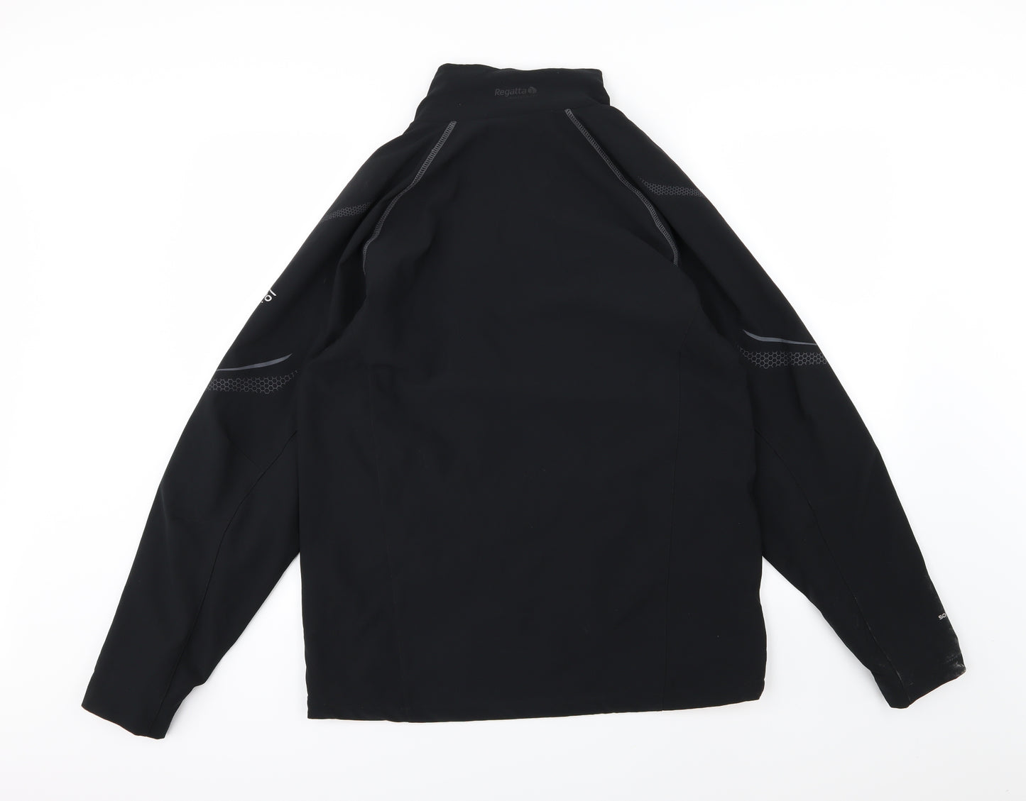 Regatta Mens Black  Softshell Jacket  Size L