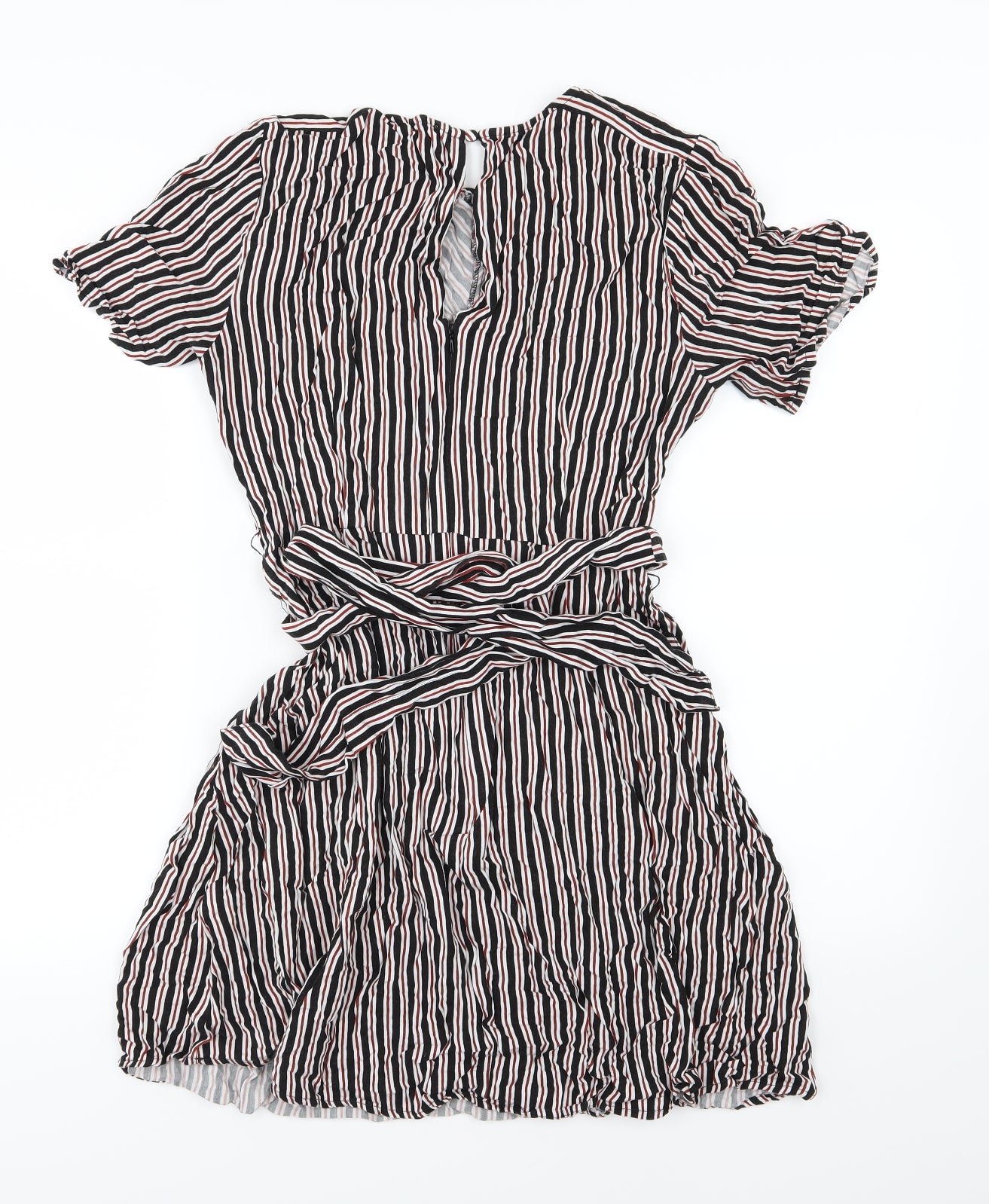 Warehouse Womens Multicoloured Striped  A-Line  Size 12