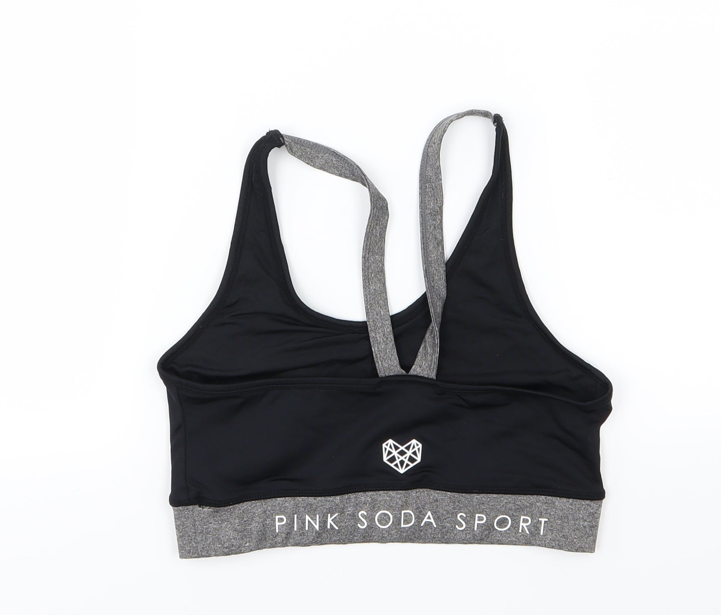 Pink Soda Womens Black   Cropped Tank Size 10