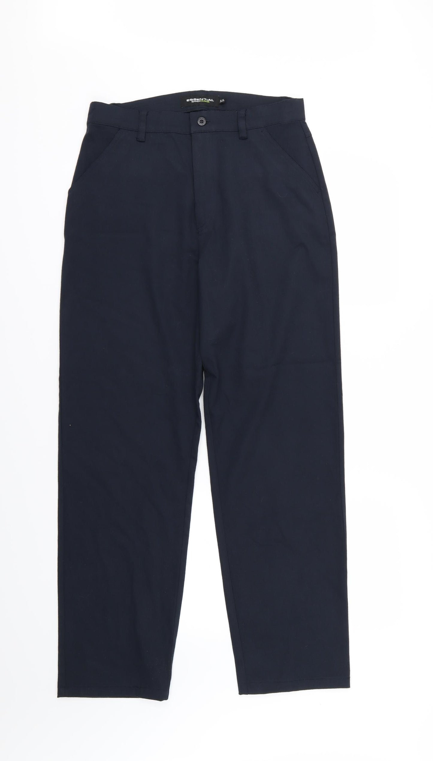 Essential Mens Blue   Trousers  Size 32 L30 in