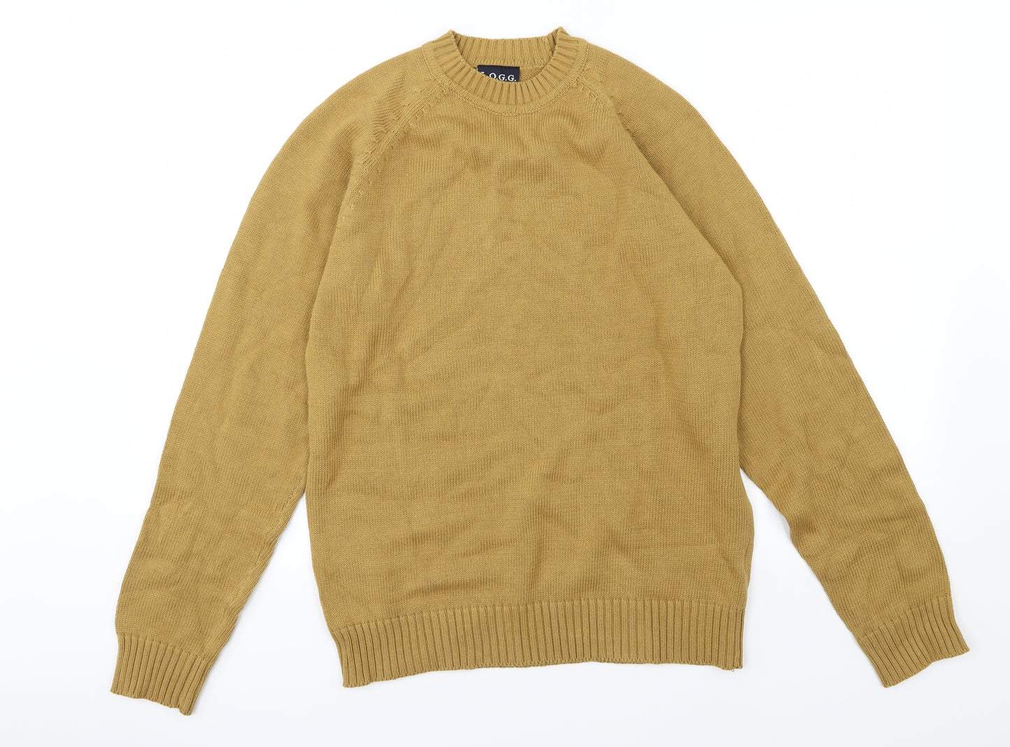 H&M Mens Brown  Knit Pullover Jumper Size S