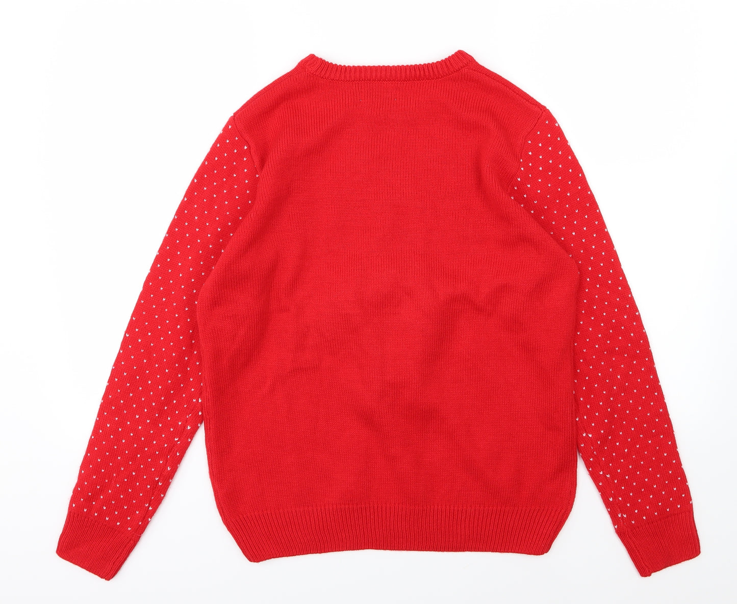 Papaya Womens Red  Knit Pullover Jumper Size M  - Chirstmas