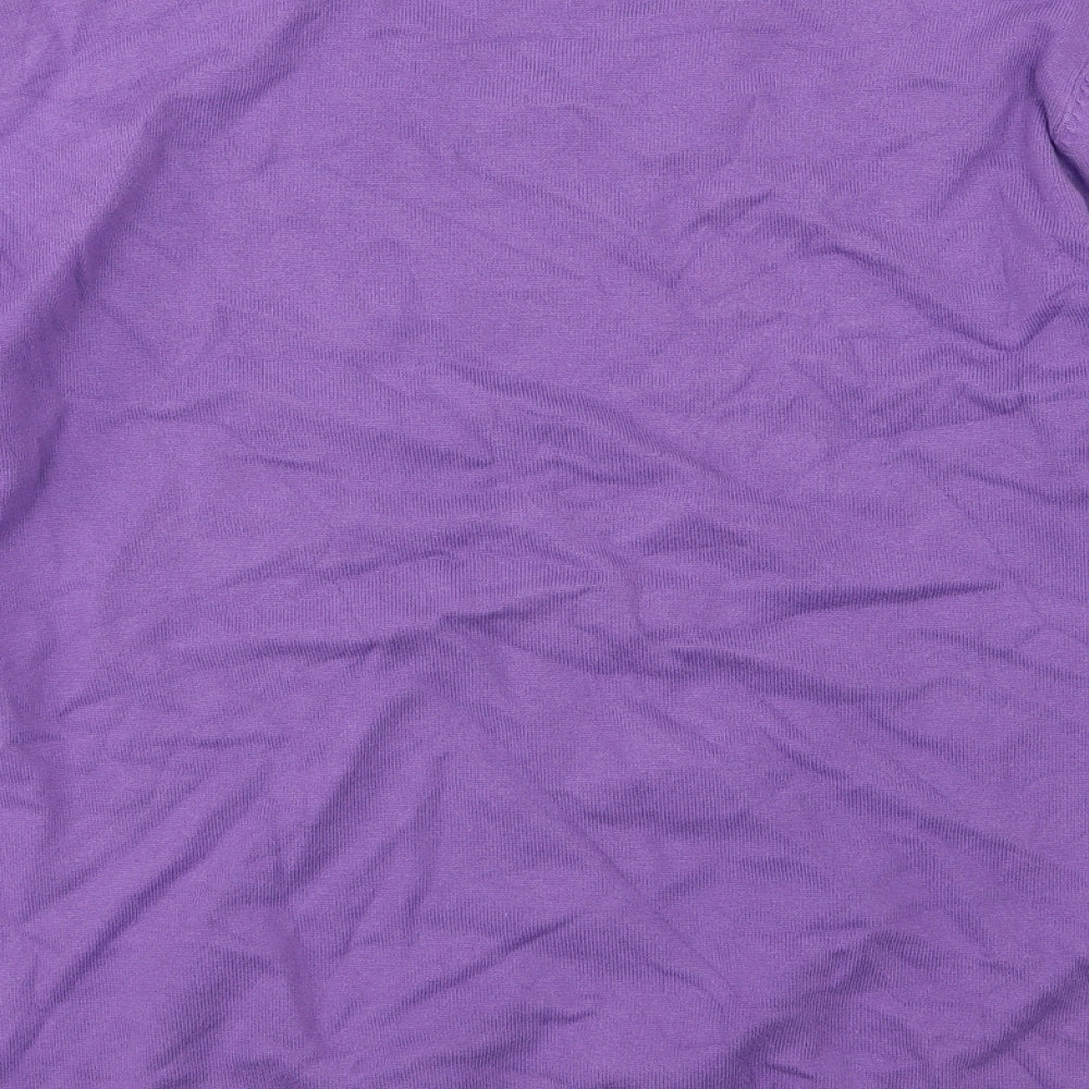 George Mens Purple  Knit Pullover Jumper Size L
