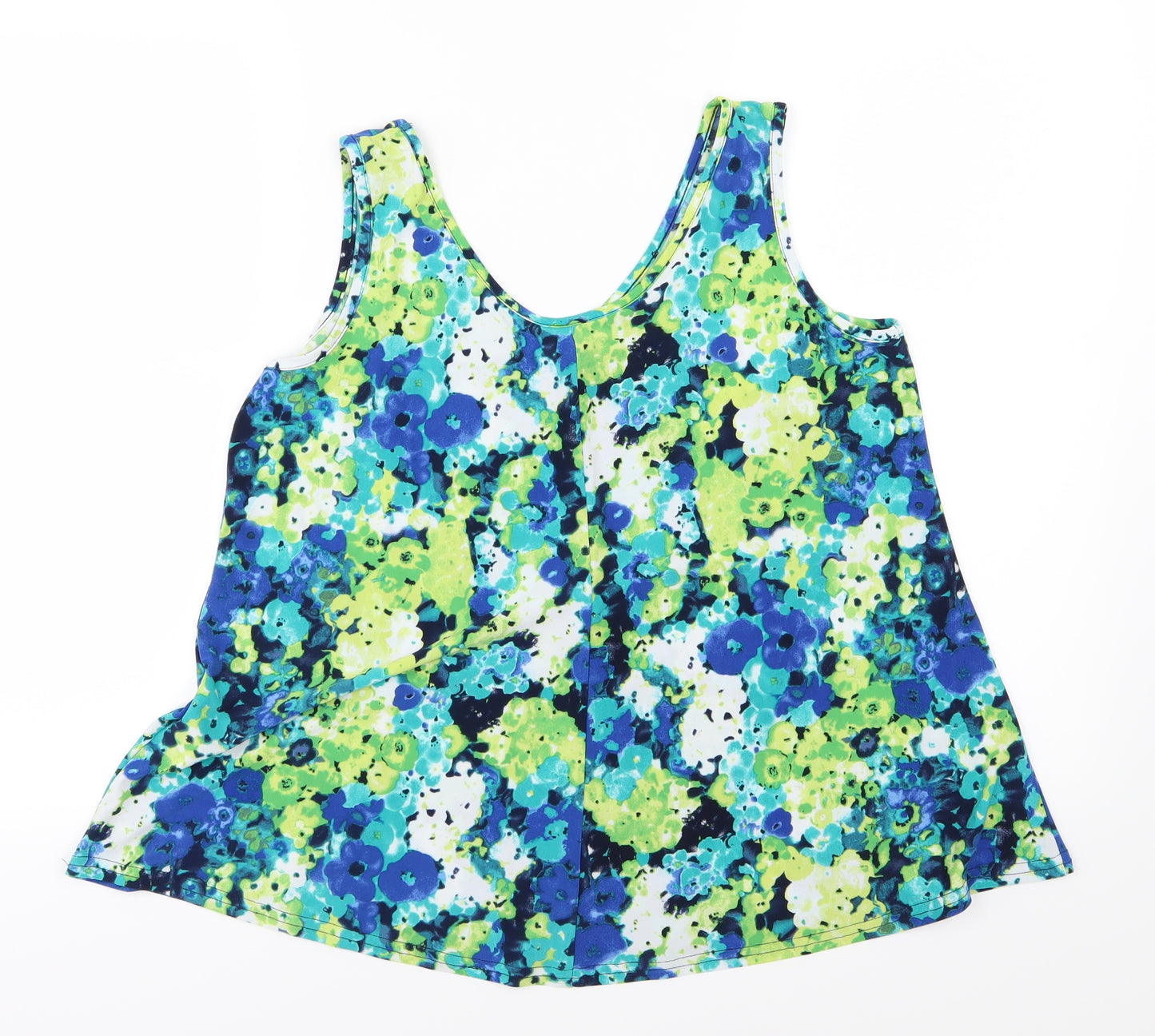 Reflections Womens Multicoloured Floral  Camisole Blouse Size M