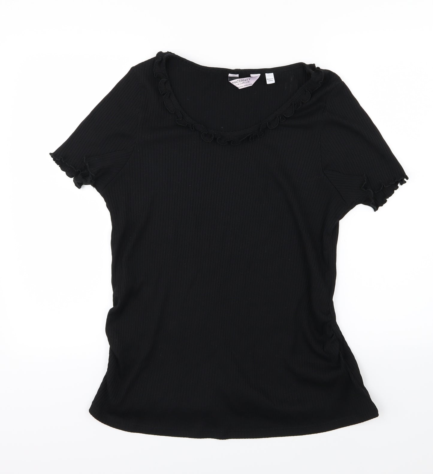 Dorothy Perkins Womens Black  Jersey Basic T-Shirt Size 18