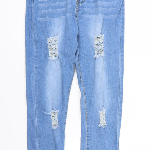 Denim Wise Womens Blue  Denim Skinny Jeans Size 14 L27 in