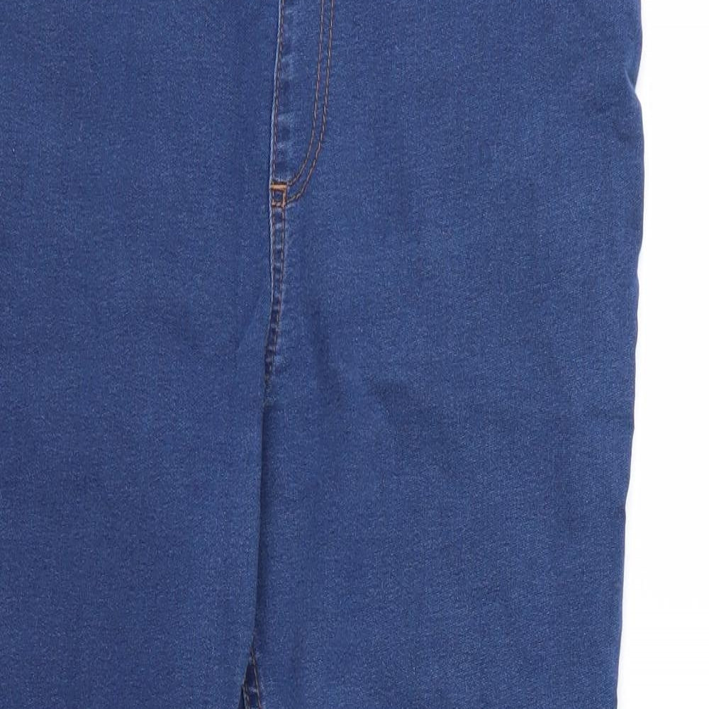Marks and Spencer Womens Blue  Denim Jegging Jeans Size 16 L25 in - short Leg