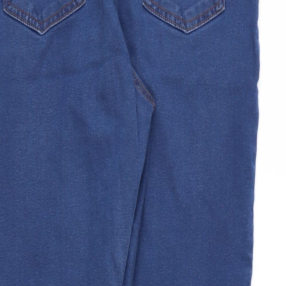 Marks and Spencer Womens Blue  Denim Jegging Jeans Size 16 L25 in - short Leg