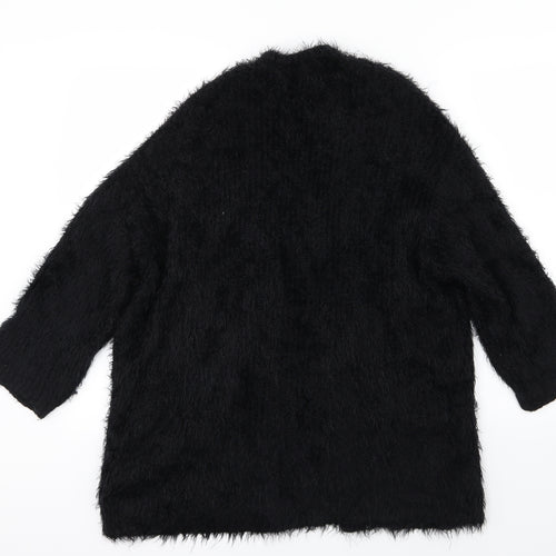 H&M Womens Black  Knit Cardigan Jumper Size XS