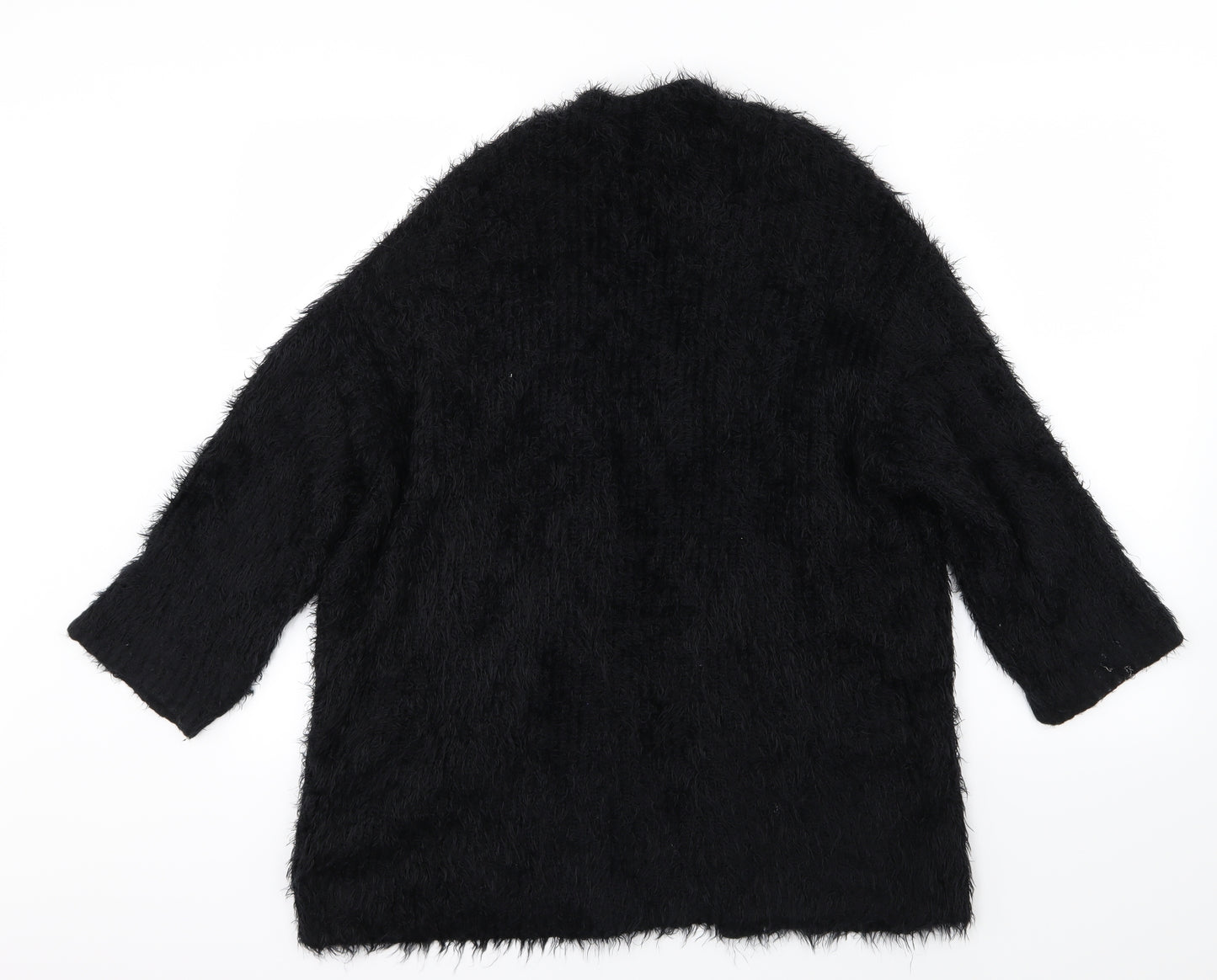 H&M Womens Black  Knit Cardigan Jumper Size XS