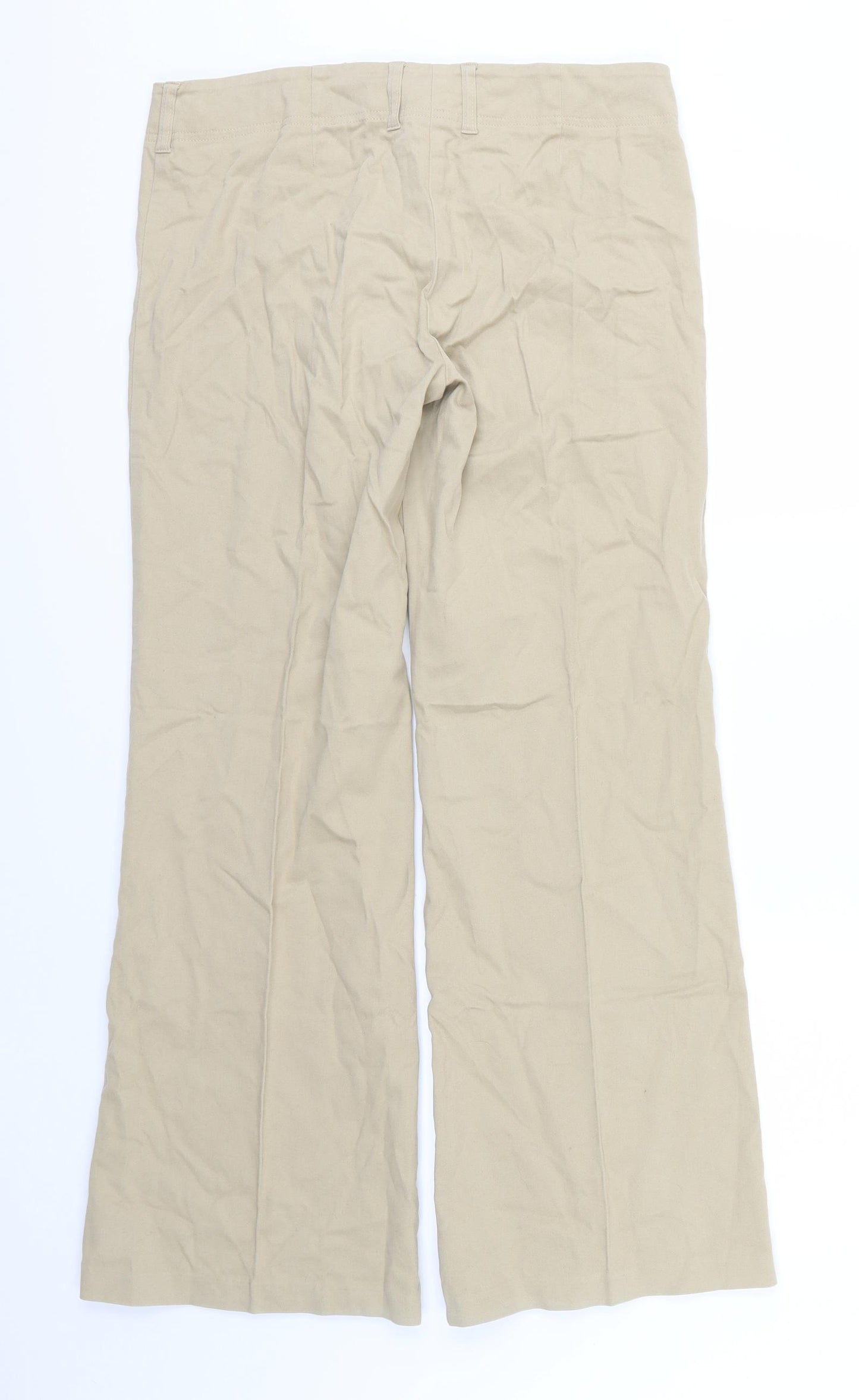 NEXT Womens Beige   Trousers  Size 14 L30 in