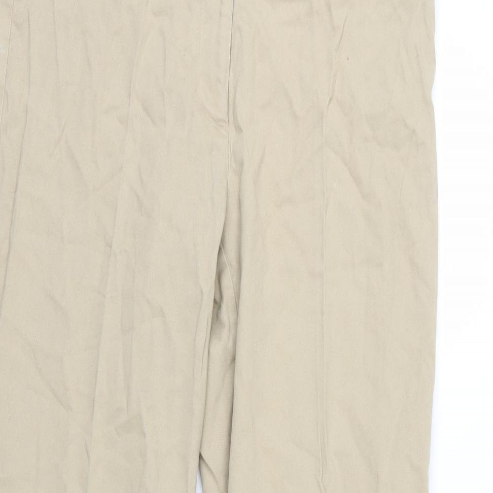 NEXT Womens Beige   Trousers  Size 14 L30 in