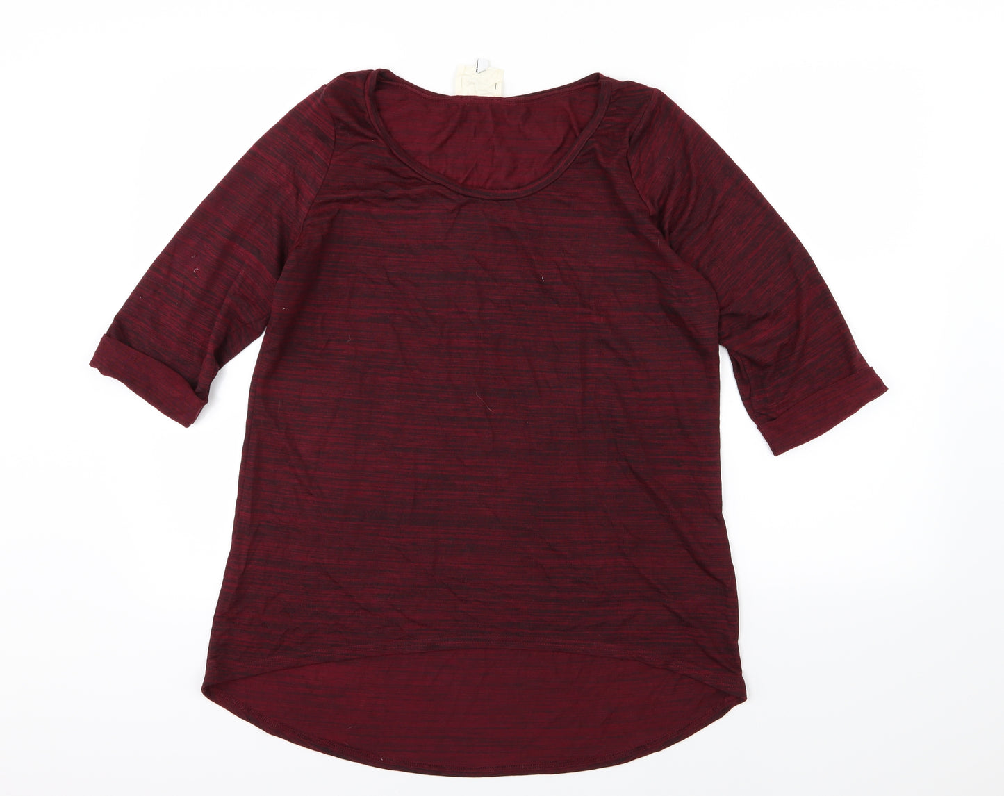 New Look Womens Red   Basic T-Shirt Size 18  - Burgundy