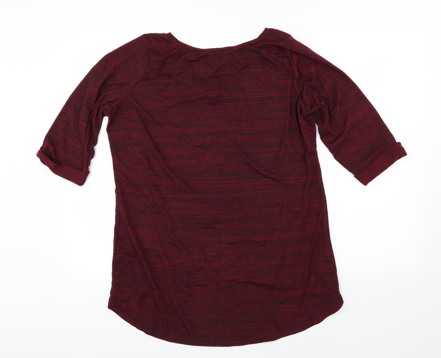 New Look Womens Red   Basic T-Shirt Size 18  - Burgundy