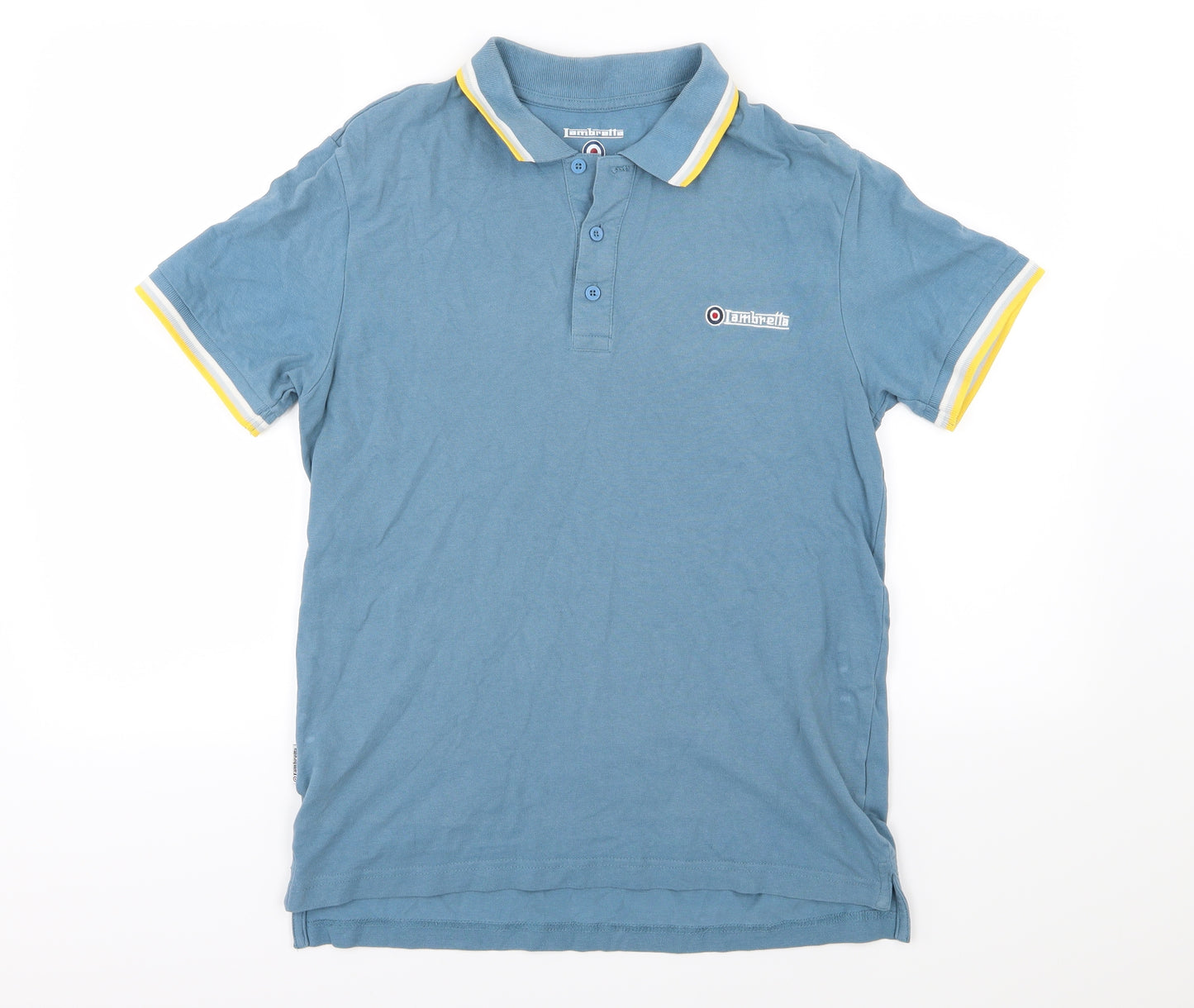Lambretta Mens Blue    Polo Size M