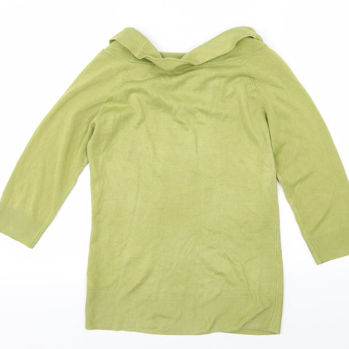 Marks and Spencer Womens Green  Knit Pullover Jumper Size 10