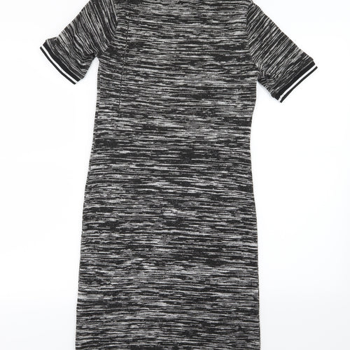 H&M Womens Grey  Knit T-Shirt Dress  Size 12