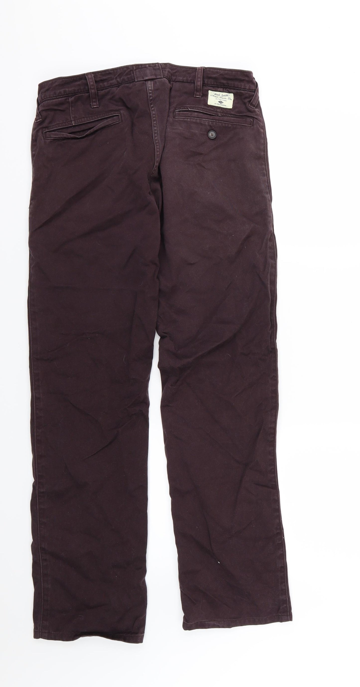 Paul Smith Mens Red  Denim Straight Jeans Size 30 L31 in