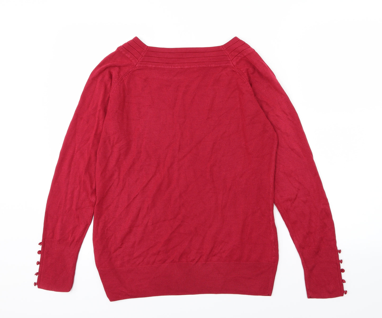 Marks and Spencer Womens Pink  Knit Pullover Jumper Size 16