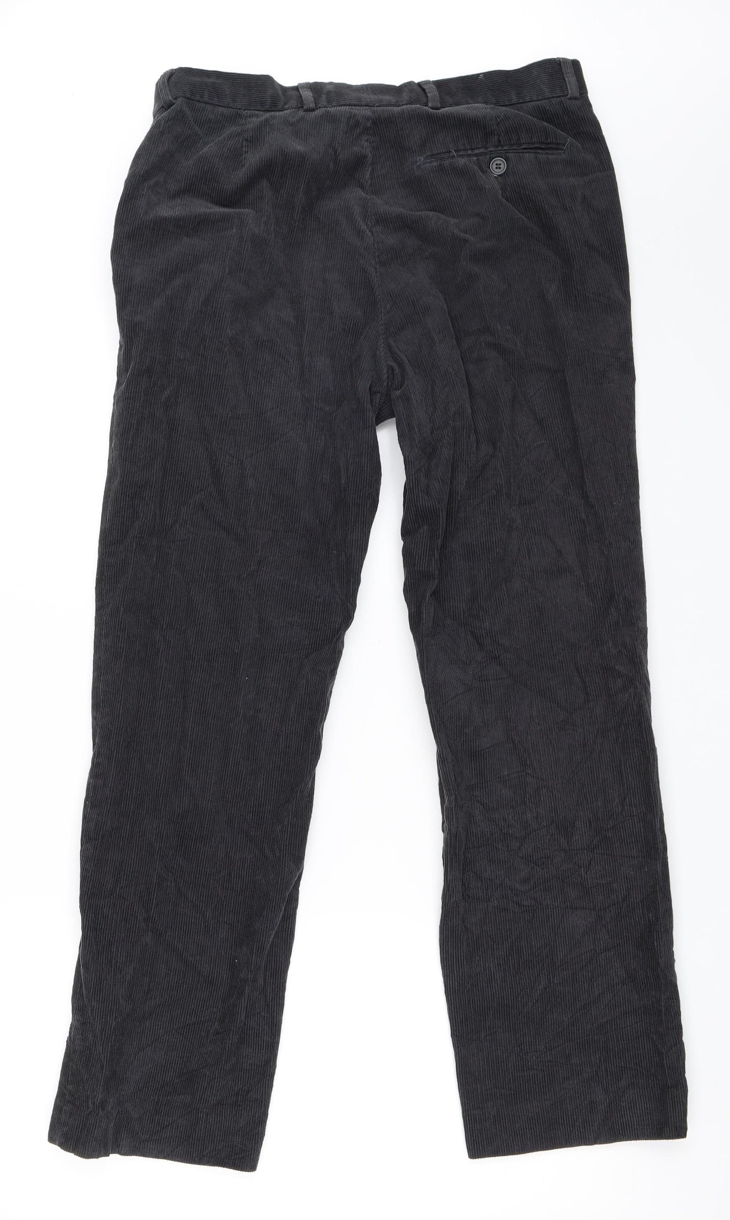 EWM Mens Grey  Corduroy Trousers  Size 34 in L31 in