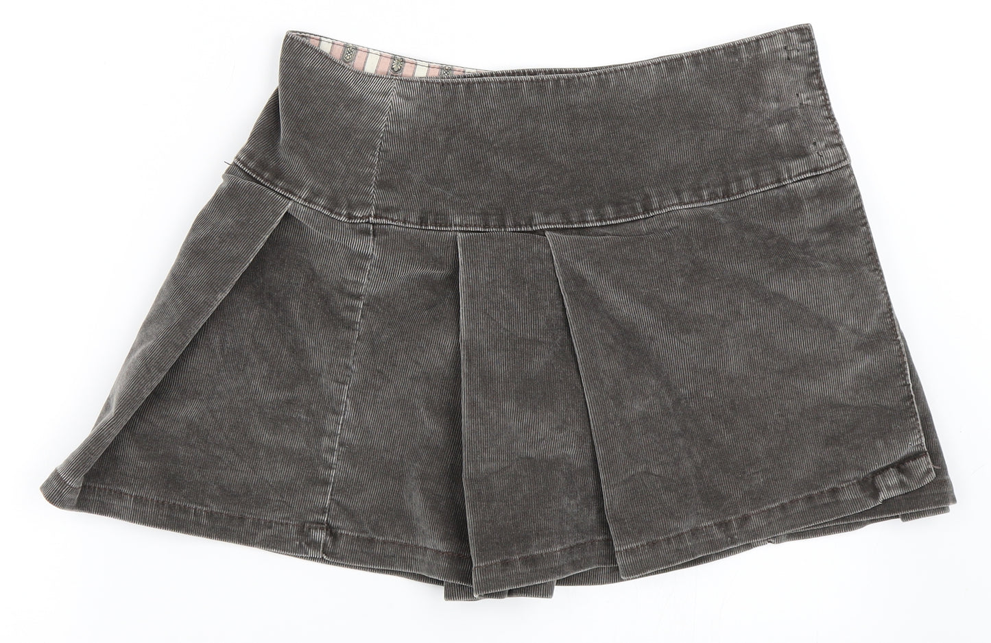 Gap Womens Grey  Corduroy Mini Skirt Size 4