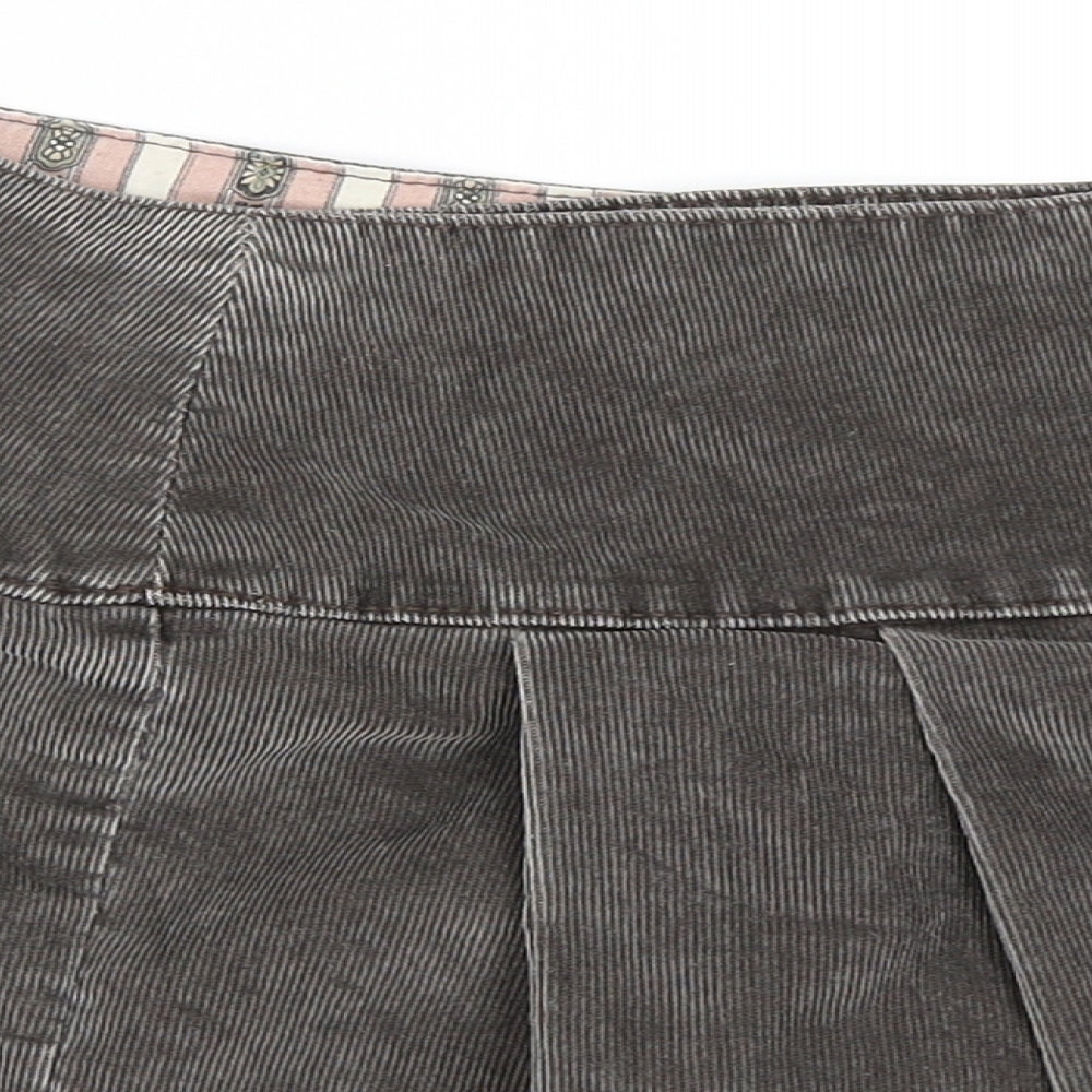 Gap Womens Grey  Corduroy Mini Skirt Size 4