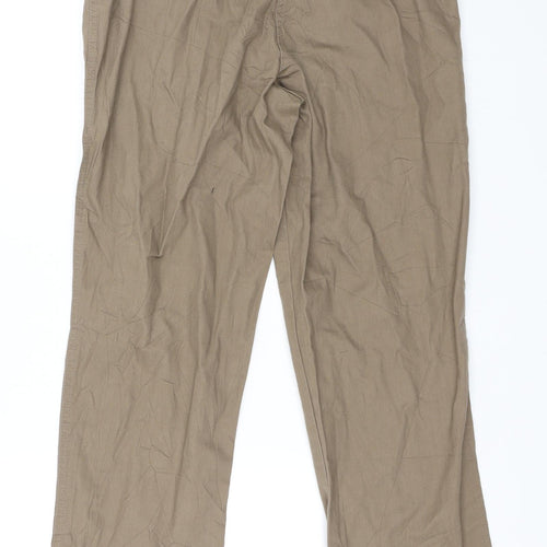 Collection Womens Brown   Trousers  Size 18 L30 in