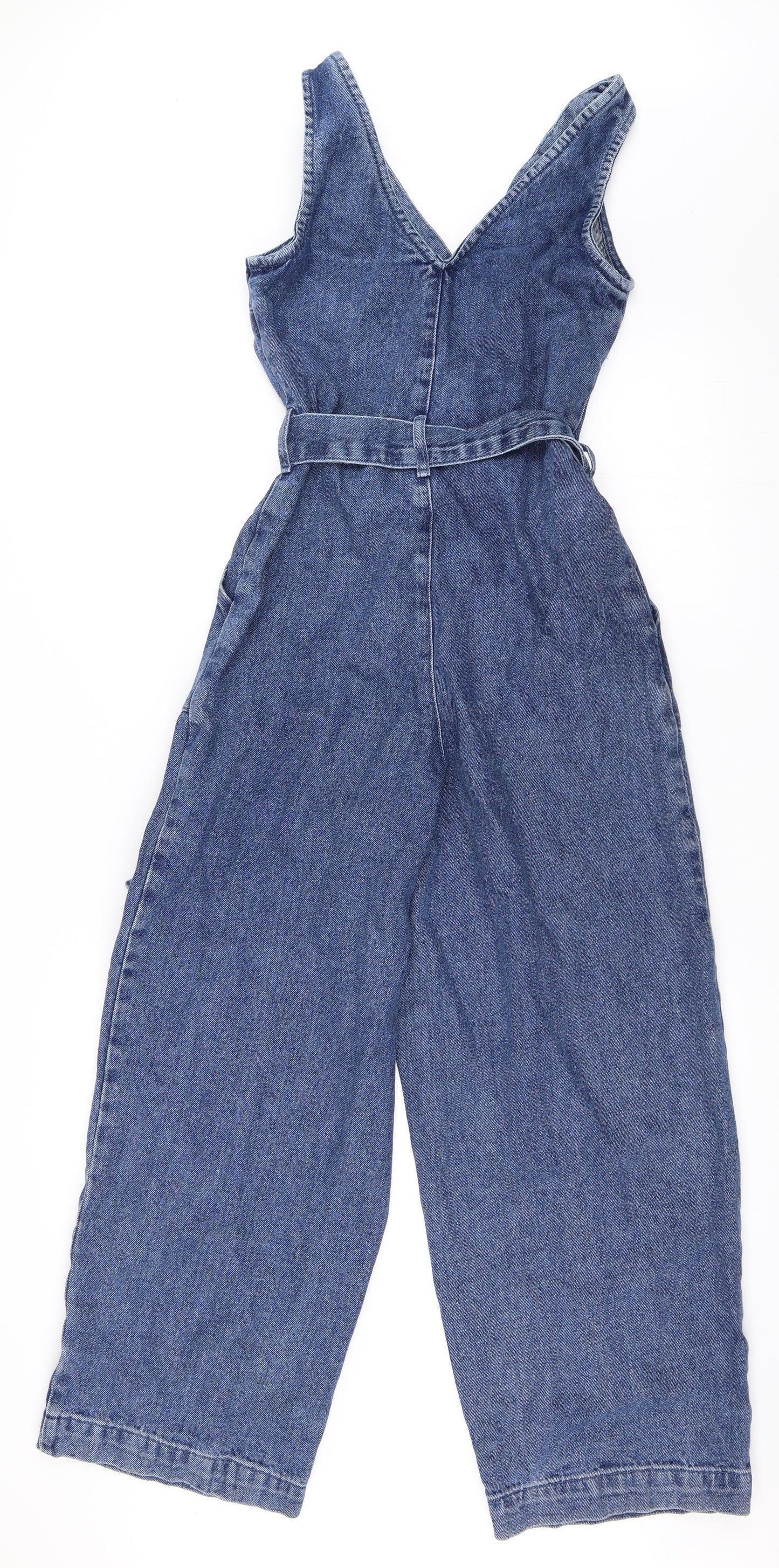ASOS Womens Blue  Denim Jumpsuit One-Piece Size 8