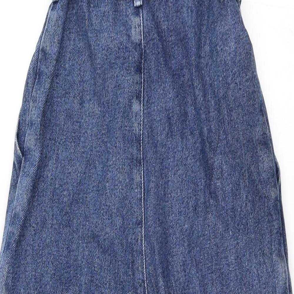 ASOS Womens Blue  Denim Jumpsuit One-Piece Size 8