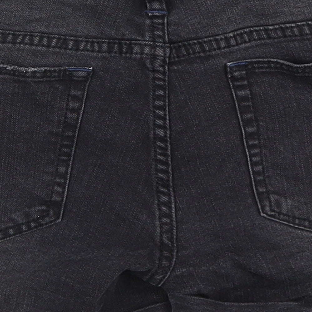 Pull & Bear Womens Black  Denim Hot Pants Shorts Size 36