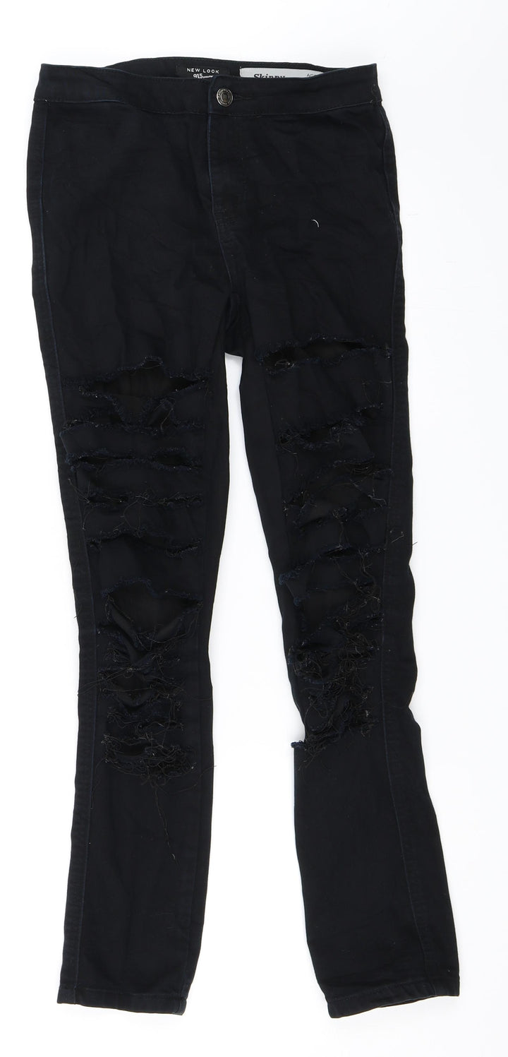 New Look Girls Black  Denim Skinny Jeans Size 13 Years